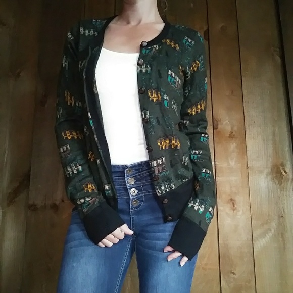 Modcloth Sweaters - Knitted dove wool blend cardigan